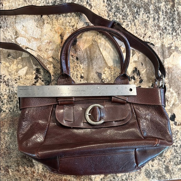 Condor Brown Italian Leather Handbag - Picture 4 of 7